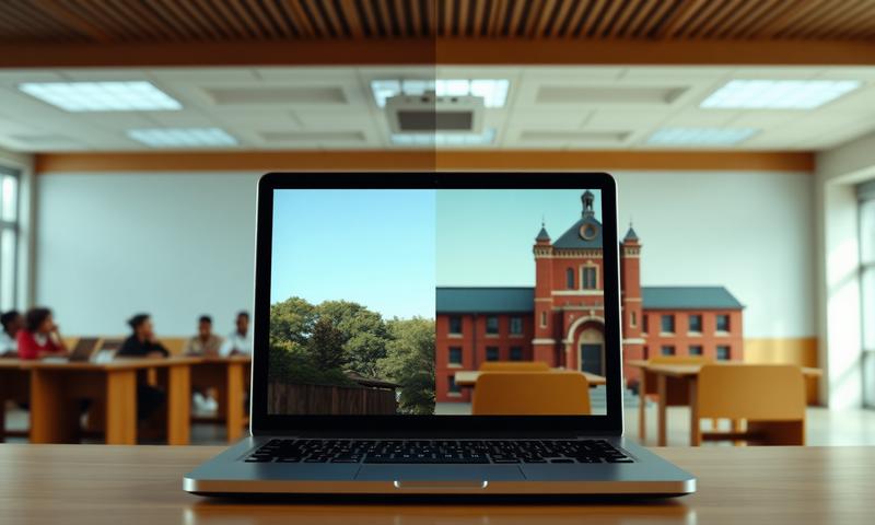 Comparison between digital learning and traditional campus education