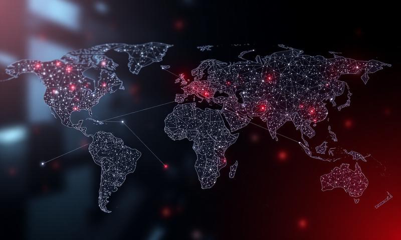 Global network connections representing Regent Global's international reach
